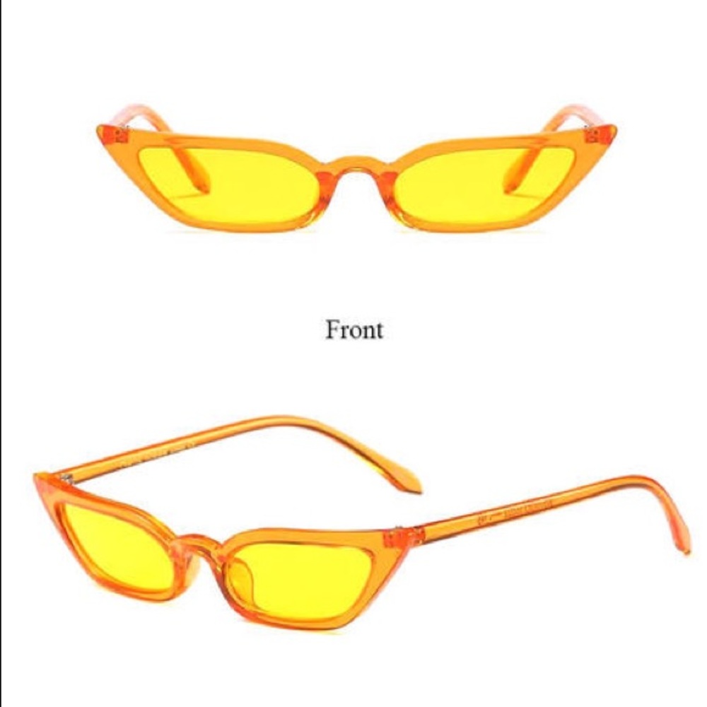 Last 1 NWT Retro slim cat eye 90s sunglasses ππ - Picture 3 of 6